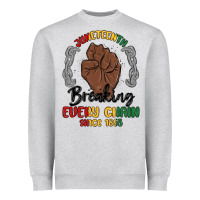Heather Grey every chain since 1865 juneteenth Heavyweight Sweatshirt - MaliasSmallBusiness