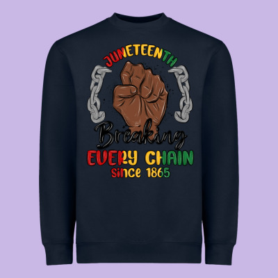 Every Chain Since 1865 Juneteenth Heavyweight Sweatshirt Designed By Maliassmallbusiness