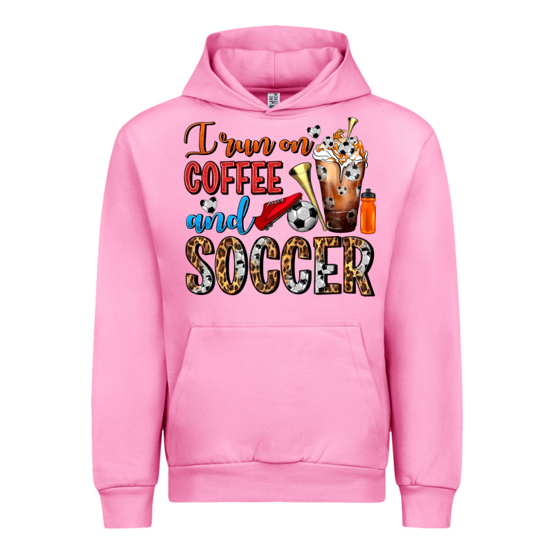 I Run On Coffee And Soccer Frappe Urban Hoodie by FaDigitalArtStudio | Teevron