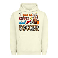 Pigment Pistachio I Run On Coffee And Soccer Frappe Urban Hoodie - FaDigitalArtStudio