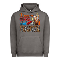Pigment Tornado I Run On Coffee And Soccer Frappe Urban Hoodie - FaDigitalArtStudio