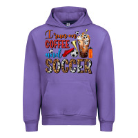Tulip I Run On Coffee And Soccer Frappe Urban Hoodie - FaDigitalArtStudio