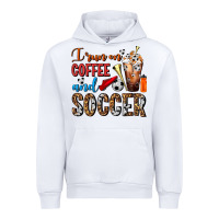 White I Run On Coffee And Soccer Frappe Urban Hoodie - FaDigitalArtStudio