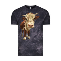 Cloud Black Hereford Heifer Vintage Tee - LillyAllenDesigns