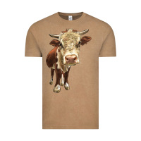 Vintage Coffee Hereford Heifer Vintage Tee - LillyAllenDesigns