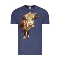 Vintage Denim Hereford Heifer Vintage Tee - LillyAllenDesigns