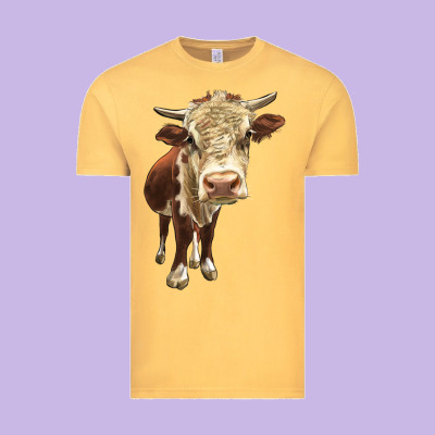 Hereford Heifer Vintage Tee Designed By Lillyallendesigns