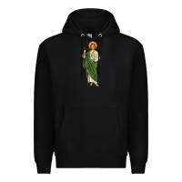 Black san judas Premium Hoodie - JahusDesignShop