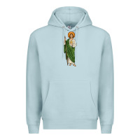 Blue Mist san judas Premium Hoodie - JahusDesignShop