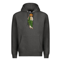 Charcoal Heather san judas Premium Hoodie - JahusDesignShop