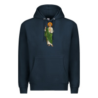 Navy san judas Premium Hoodie - JahusDesignShop