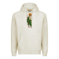 Oatmeal Heather san judas Premium Hoodie - JahusDesignShop