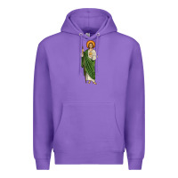 Purple san judas Premium Hoodie - JahusDesignShop