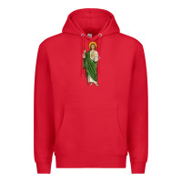 Red san judas Premium Hoodie - JahusDesignShop