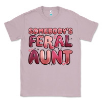 Lilac somebodys feral aunt Classic Tee - MaliasSmallBusiness