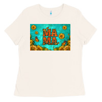 Bone sunflowers mama skinny metal can holder Ladies Tee - HRA Design Shop
