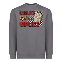 Storm curlies before girlies Heavyweight Sweatshirt - MaliasSmallBusiness