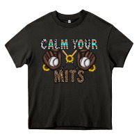 Asphalt calm your mits baseball Heavy Core Tee - CowhideDigitalArt