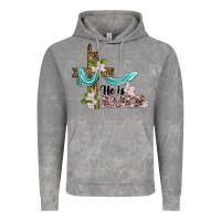 Cloud Rock he is risen cross Vintage Hoodie - BarkalooDesign