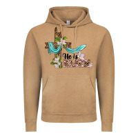 Vintage Camel he is risen cross Vintage Hoodie - BarkalooDesign