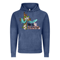 Vintage Denim he is risen cross Vintage Hoodie - BarkalooDesign