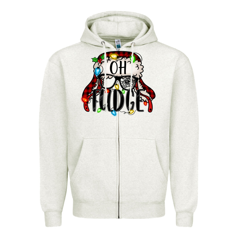 Oh Fudge Christmas Story Zipper Hoodie by Jasminsmagicworld | Teevron