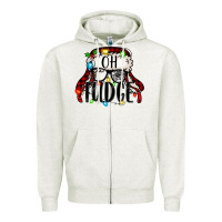 Oatmeal Heather oh fudge Christmas story Zipper Hoodie - Jasminsmagicworld