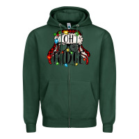 Sports Green oh fudge Christmas story Zipper Hoodie - Jasminsmagicworld