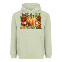Matcha Just a girl who loves Fall Heavyweight Hoodie - NancyCooperArtShop