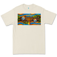 Bone hanukkah with candlestick Premium Tee - AdoDesignShop