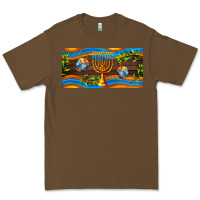 Cacao hanukkah with candlestick Premium Tee - AdoDesignShop