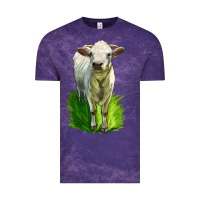 Cloud Purple Charolais Heifer Vintage Tee - LillyAllenDesigns