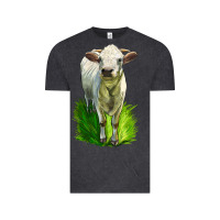 Vintage Black Charolais Heifer Vintage Tee - LillyAllenDesigns