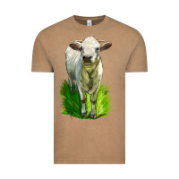 Vintage Coffee Charolais Heifer Vintage Tee - LillyAllenDesigns