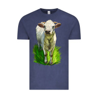 Vintage Denim Charolais Heifer Vintage Tee - LillyAllenDesigns