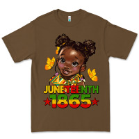 Cacao juneteenth 1865 afro girl Premium Tee - HRA Design Shop