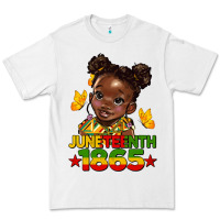 White juneteenth 1865 afro girl Premium Tee - HRA Design Shop