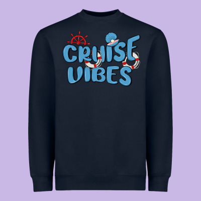 Cruise Vibes Heavyweight Sweatshirt Designed By Maliassmallbusiness