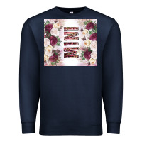 Navy mother’s day mini flowers tumbler tbs Premium Sweatshirt - TumblerDesignByShophia