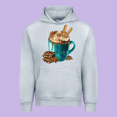 Chocolate And Coffee Urban Hoodie Designed By Fadigitalartstudio