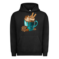 Pigment Black Chocolate And Coffee Urban Hoodie - FaDigitalArtStudio