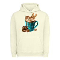 Pigment Pistachio Chocolate And Coffee Urban Hoodie - FaDigitalArtStudio