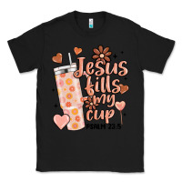 Black valentine jesus fills my cup Classic Tee - MaliasSmallBusiness