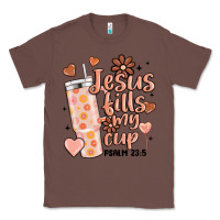 Chestnut valentine jesus fills my cup Classic Tee - MaliasSmallBusiness