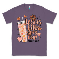 Lavender valentine jesus fills my cup Classic Tee - MaliasSmallBusiness