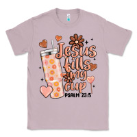 Lilac valentine jesus fills my cup Classic Tee - MaliasSmallBusiness