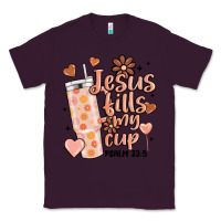 Plum valentine jesus fills my cup Classic Tee - MaliasSmallBusiness
