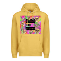 Antique Gold straight outta fucks to give Premium Hoodie - TumblerDesignByShophia
