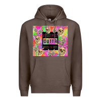 Coffee straight outta fucks to give Premium Hoodie - TumblerDesignByShophia