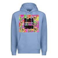 Colony Blue straight outta fucks to give Premium Hoodie - TumblerDesignByShophia